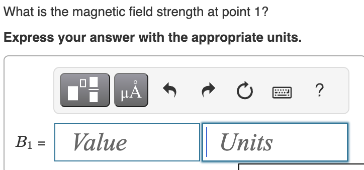 Solved I=9.0 A 1 of 1What is the magnetic field strength at | Chegg.com