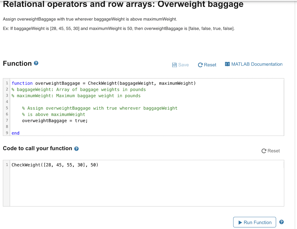 Solved Relational operators and row arrays Overweight Chegg