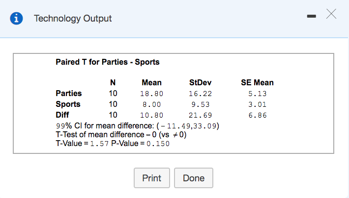 Solved A random sample of 10 students were surveyed on their | Chegg.com
