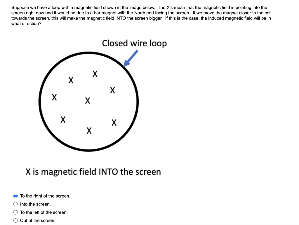 Solved Suppose we have a loop with a magnetic field shown in | Chegg.com