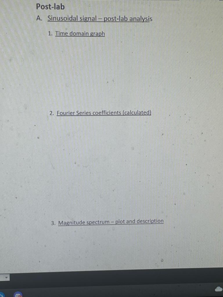 Solved For EACH of the signals (A, B and C) listed below, do | Chegg.com