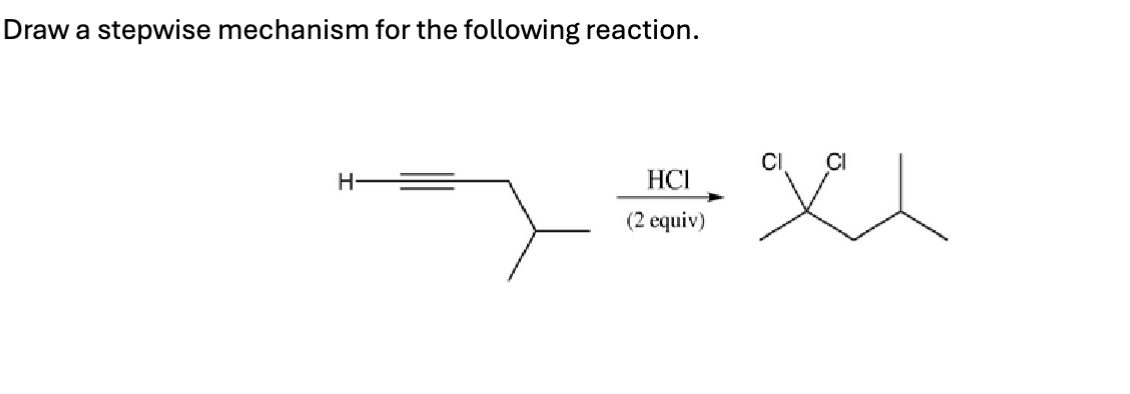 Solved Direction: Draw a stepwise mechanism for this | Chegg.com