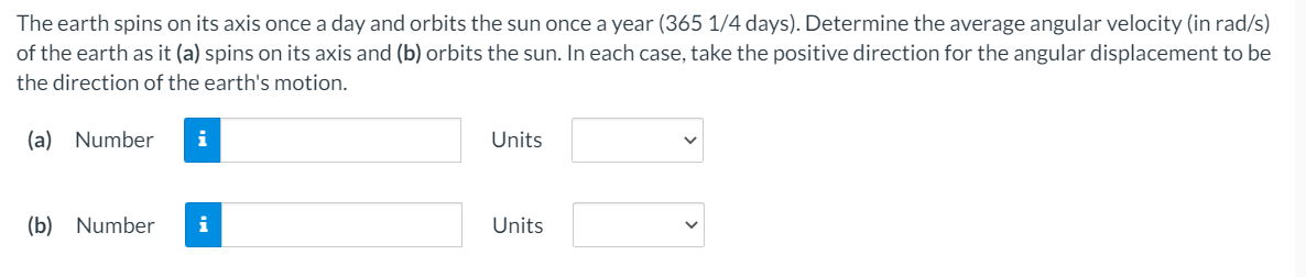 Solved The Earth Spins On Its Axis Once A Day And Orbits The Chegg Com