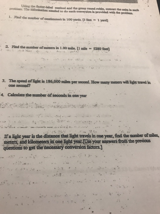 23 Factor-label Method - Labels 2021