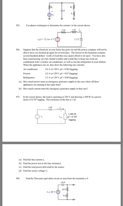 Solved Describe the sinusoidal waveform shown, PI) (a) as a | Chegg.com