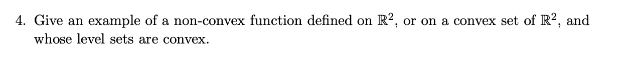 Solved Can someone give me an example of a non convex | Chegg.com
