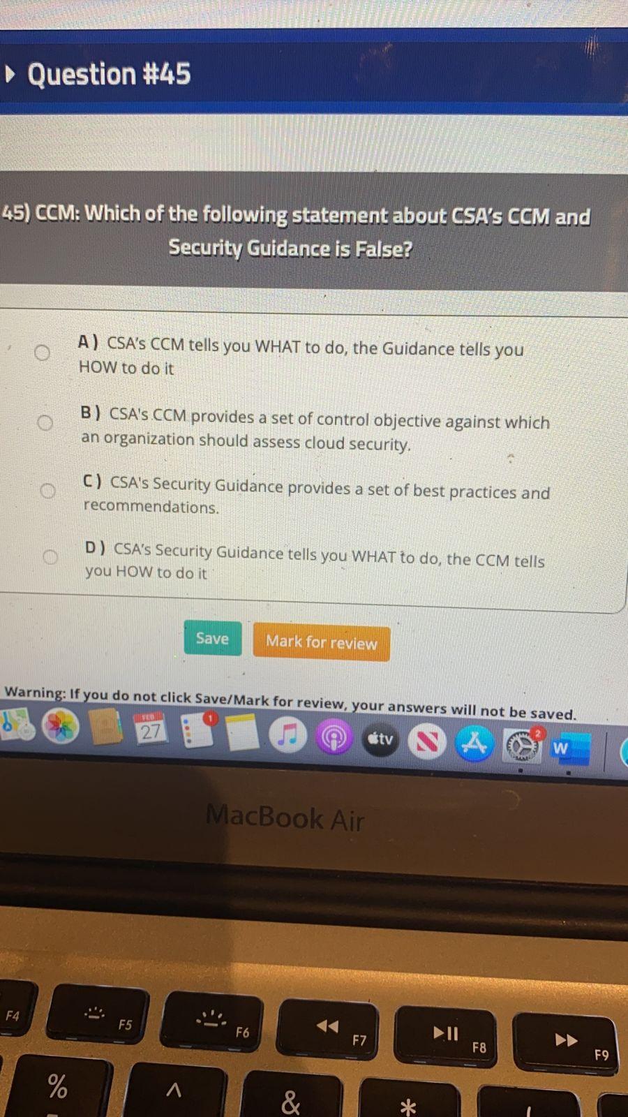CCSK Online Test