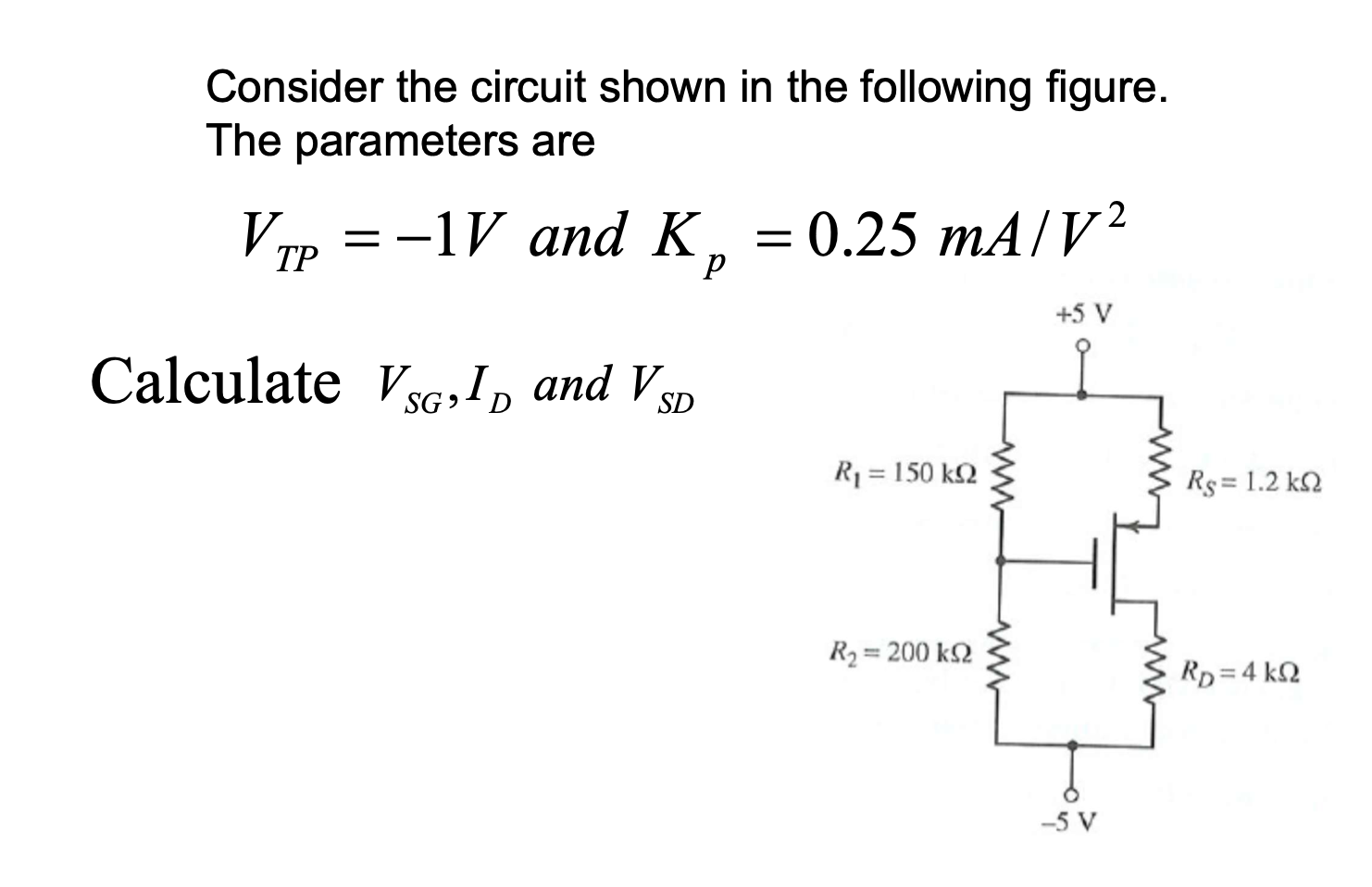 Solved Consider the circuit shown in the following figure. | Chegg.com