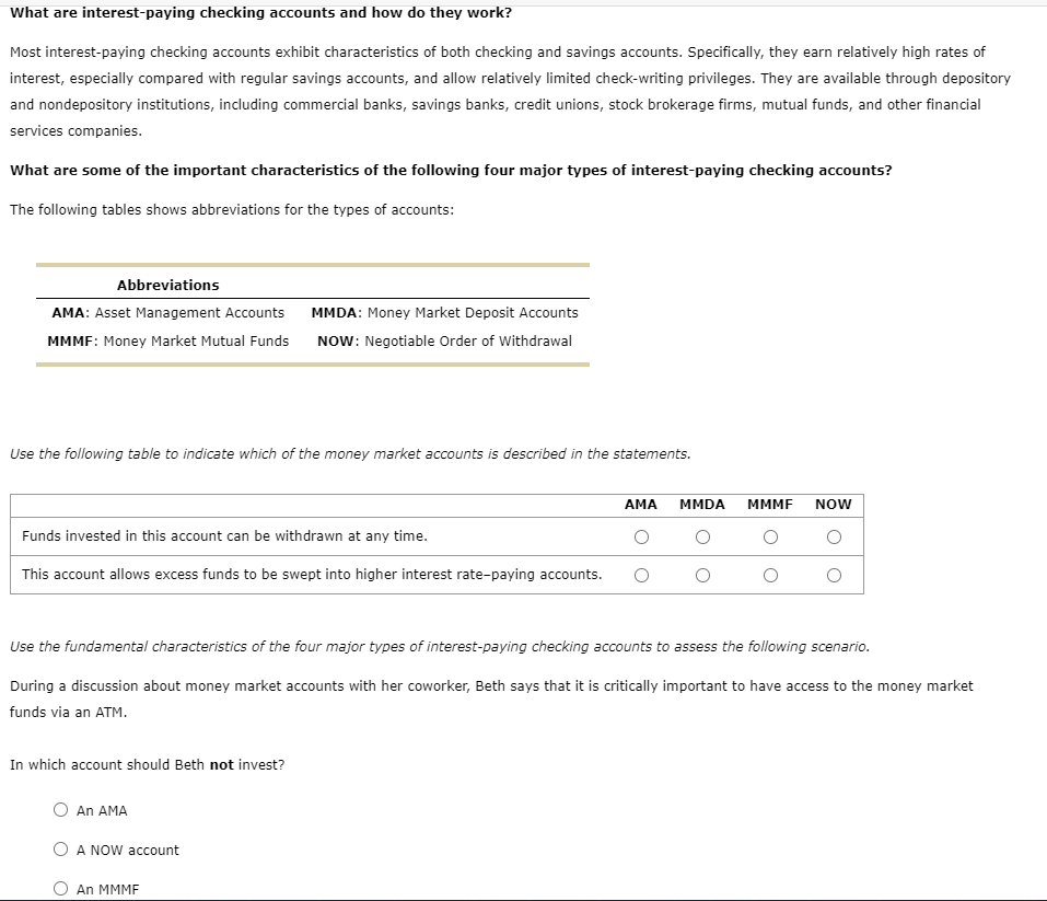 solved-what-are-interest-paying-checking-accounts-and-how-do-chegg