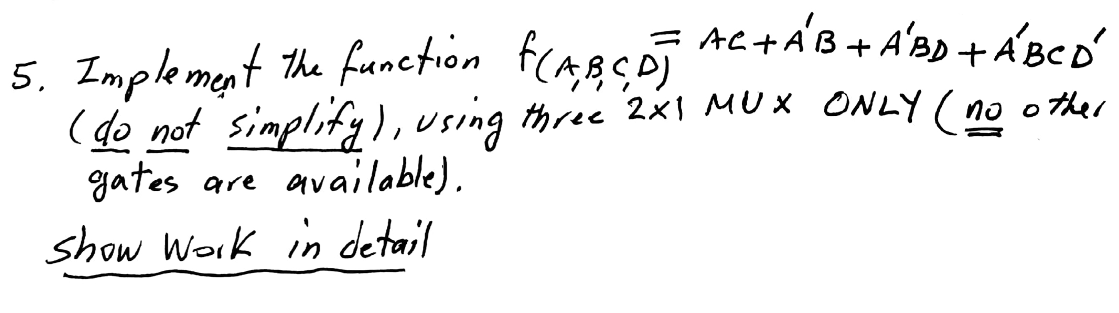 Solved 5. Implement the function | Chegg.com