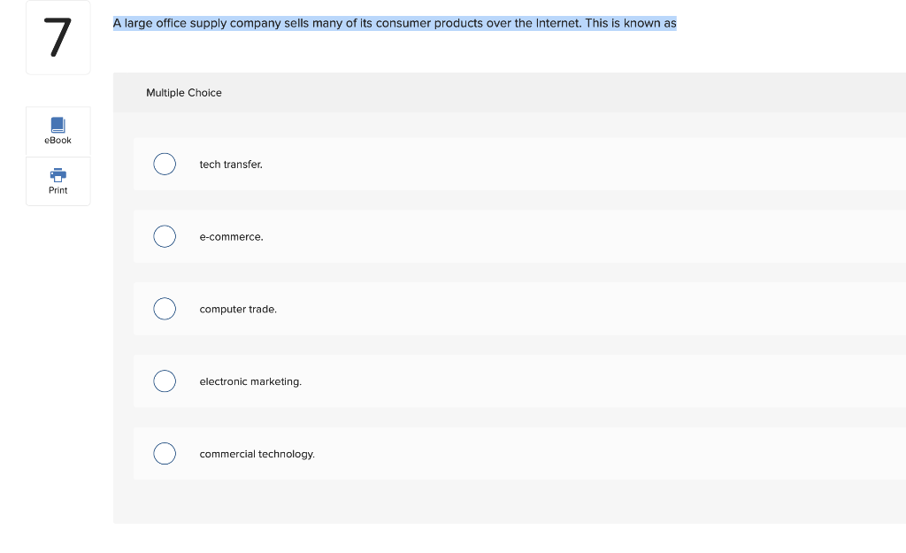 Solved A large office supply company sells many of its