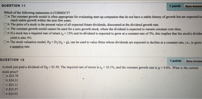 Solved QUESTION 11 1 points Save Answer Which of the | Chegg.com