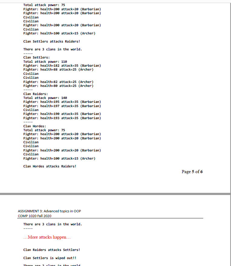 Solved Assignment overview You will implement seven classes | Chegg.com