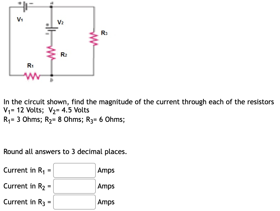 Solved In The Circuit Shown, Find The Magnitude Of The | Chegg.com