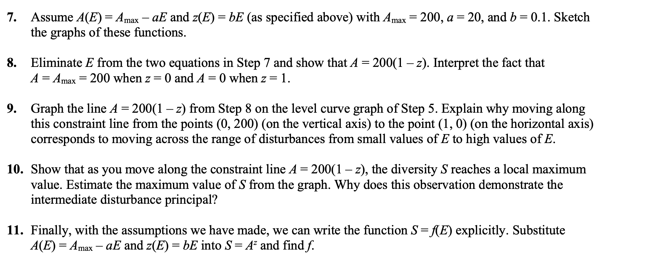 Solved 7 Assume A E Amax Ae And Z E Be As Speci Chegg Com