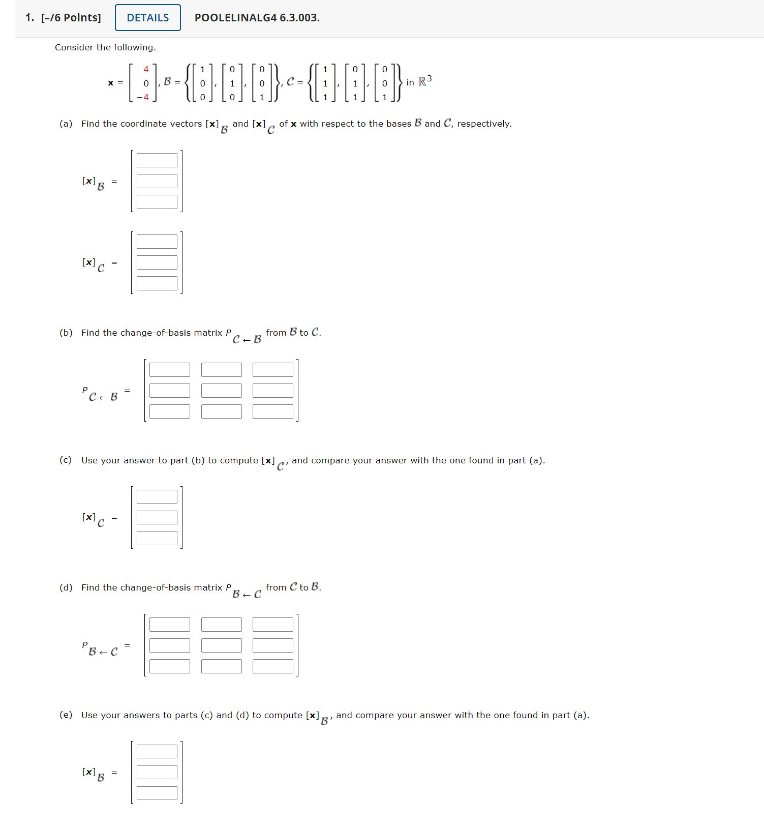 Solved Consider The Following. | Chegg.com