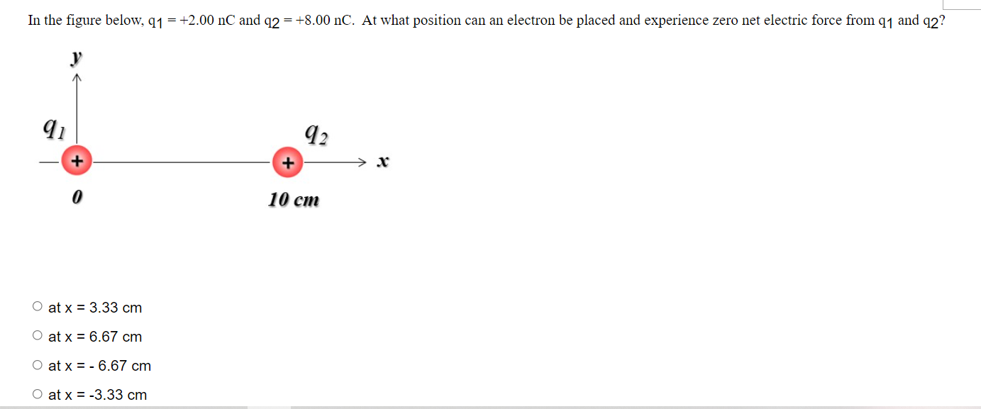 Solved In The Figure Below Q1 2 00 Nc And Q2 8 00 Nc