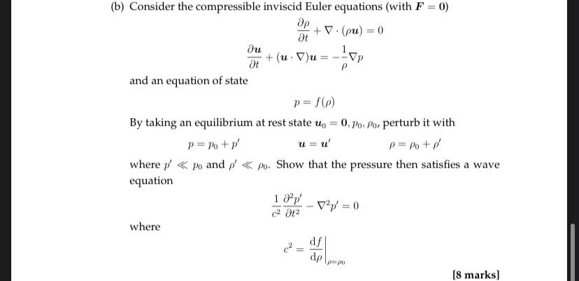 Solved Mathematical Fluid Dynamics, Will Give | Chegg.com