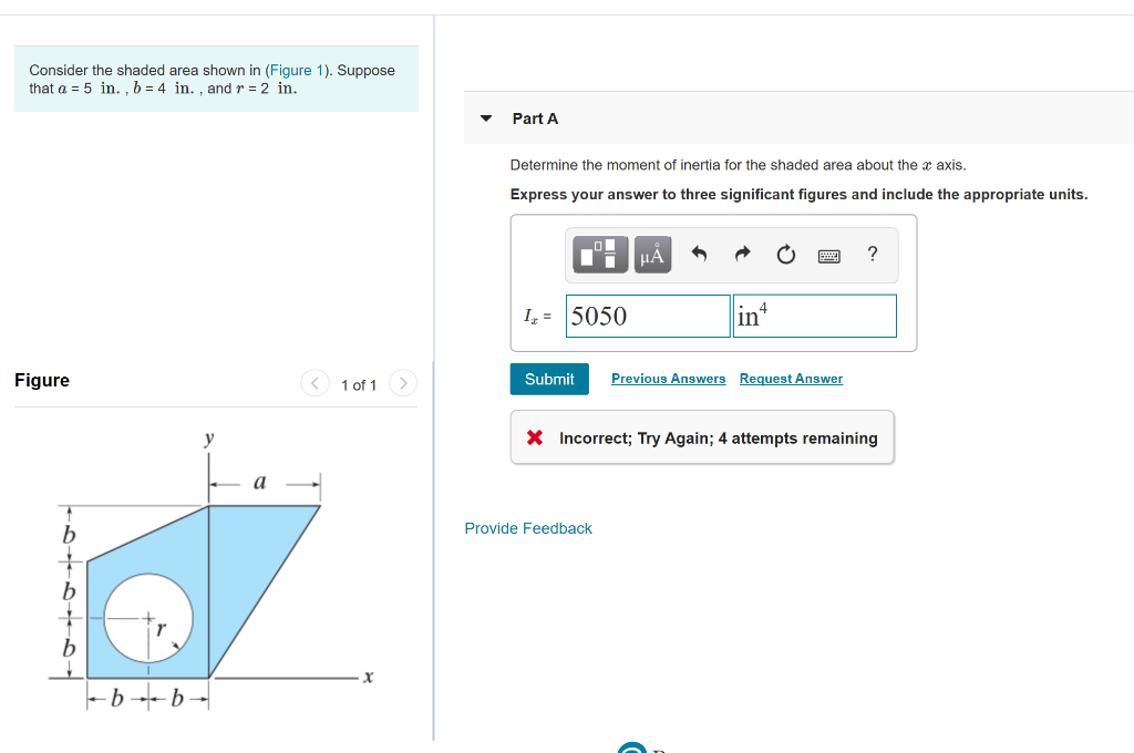 Solved Consider the shaded area shown in (Figure 1). Suppose | Chegg.com