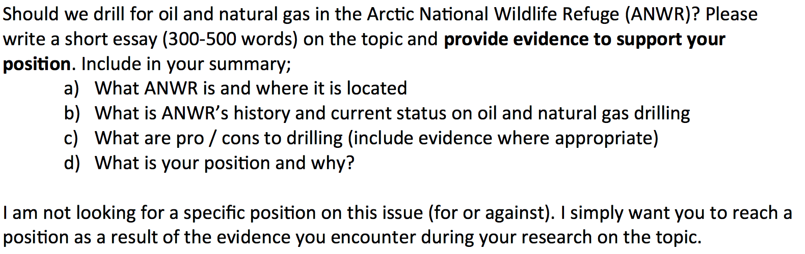 anwr drilling pros and cons