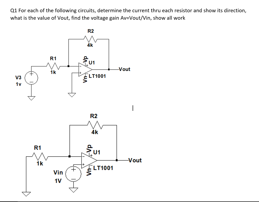 Solved Q1 For Each Of The Following Circuits, Determine The | Chegg.com