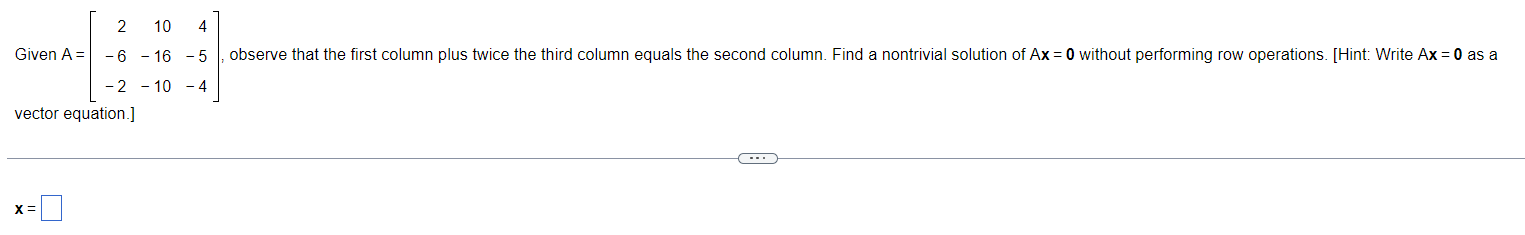 Solved vector equation.] | Chegg.com