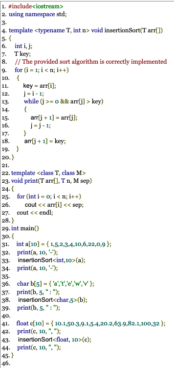 Solved C++ Debug Question Identify the problem in the | Chegg.com