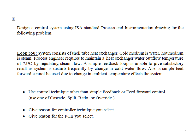 Design A Control System Using Isa Standard Process 