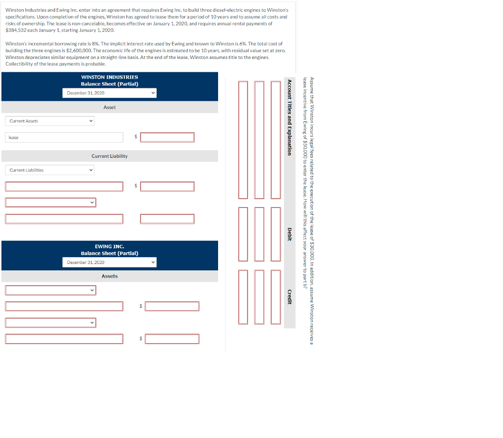 Winston Industries and Ewing Inc. enter into an