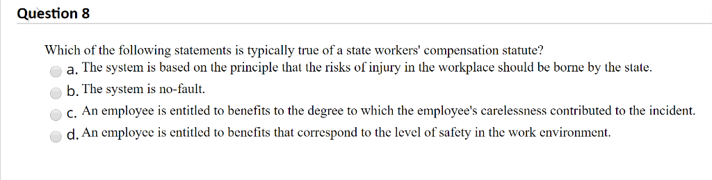 Which Of The Following Statements Is True About Managerial Compensation Solved Question 8 Which of the following statements is | Chegg.com