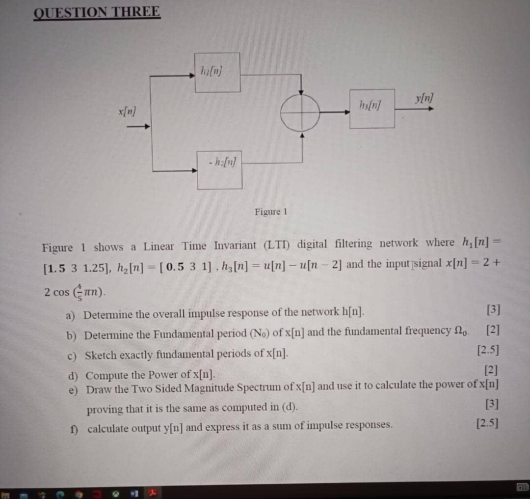 Solved QUESTION THREE Figure 1 Figure 1 shows a Linear Time | Chegg.com