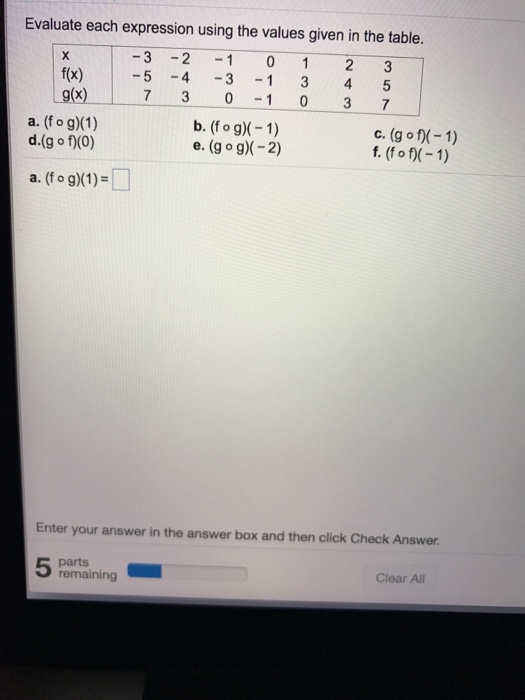 Solved Evaluate each expression using the values given in | Chegg.com