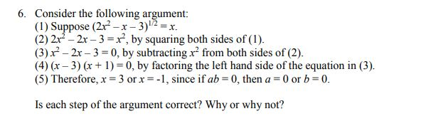 Solved 6. Consider The Following Argument: (1) Suppose | Chegg.com