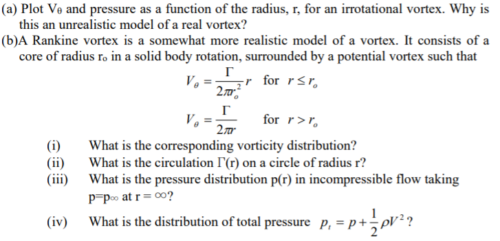 Solved (a) Plot V and pressure as a function of the radius, | Chegg.com