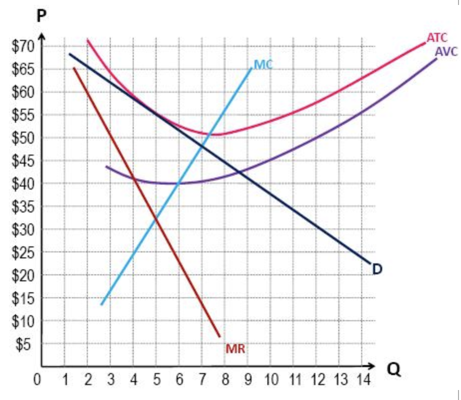 Solved Consider the graph above. If this company produces at | Chegg.com