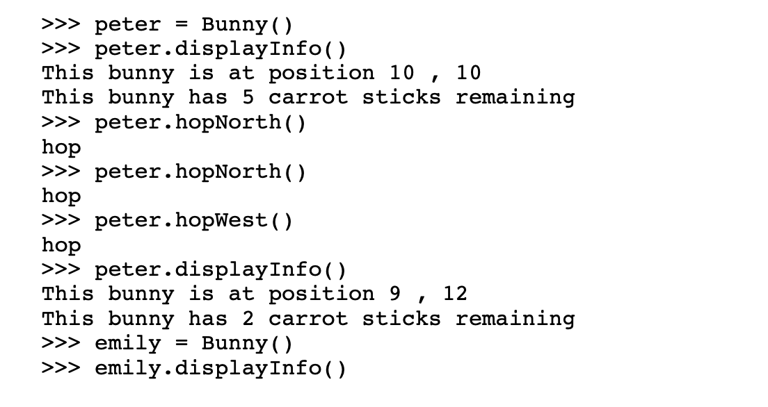 Solved . (20 points) Now let’s simulate bunnies! (Why? | Chegg.com