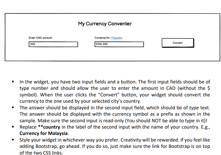 Solved I have trouble writing the javascript to convert | Chegg.com