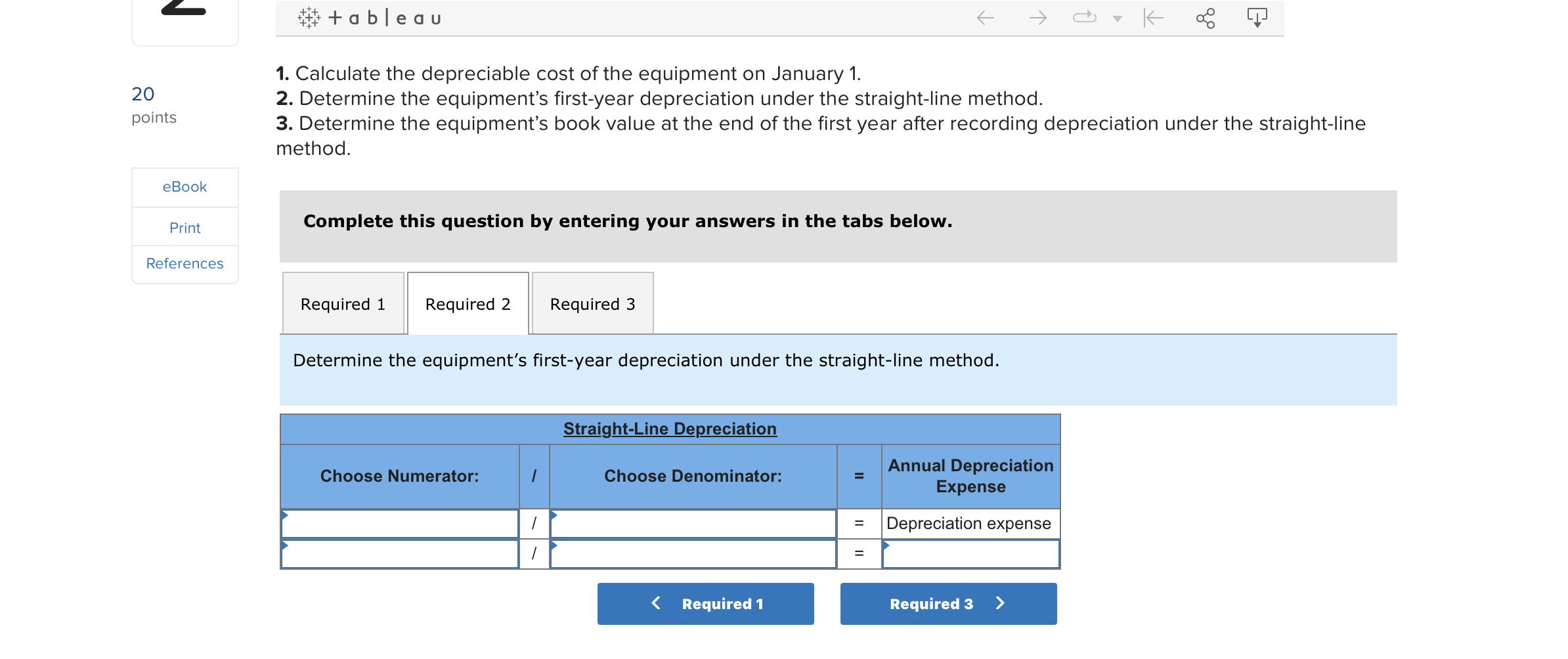 Solved Calculate the depreciable cost of the equipment on