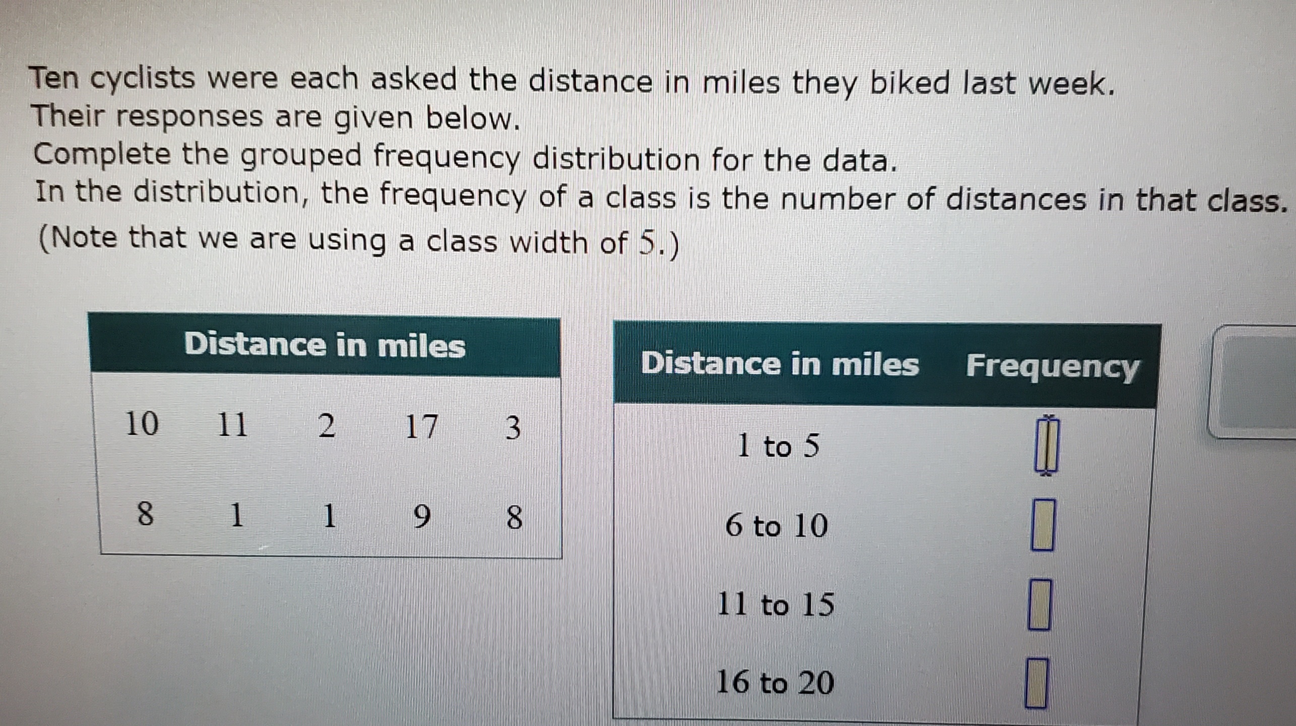 1 hour cycling distance