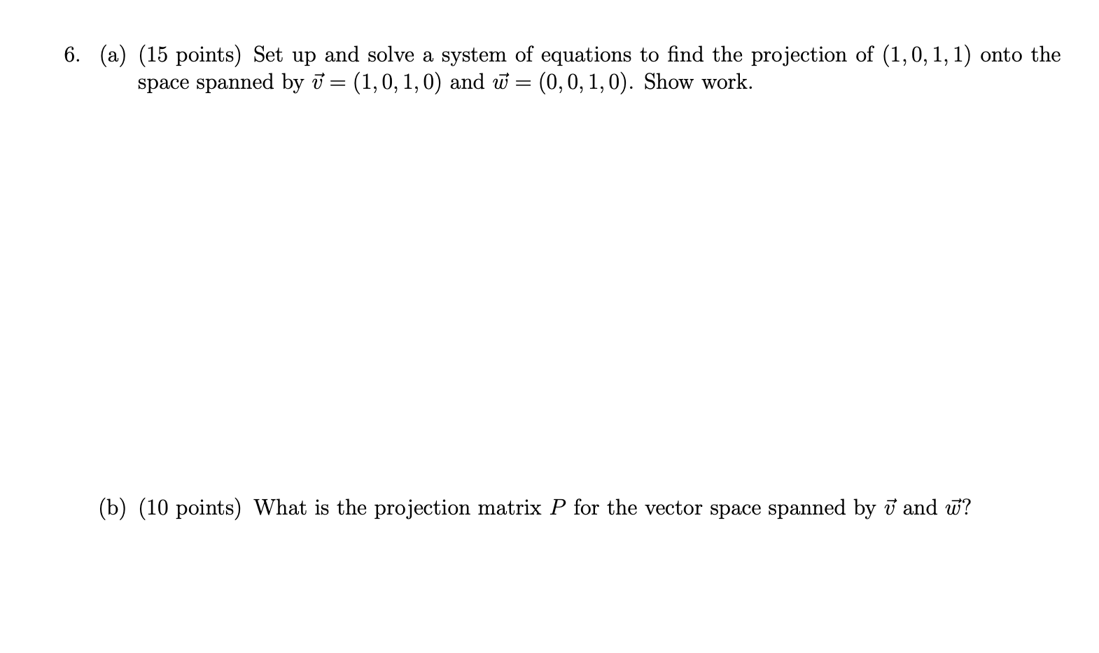 Solved 6. (a) (15 points) Set up and solve a system of