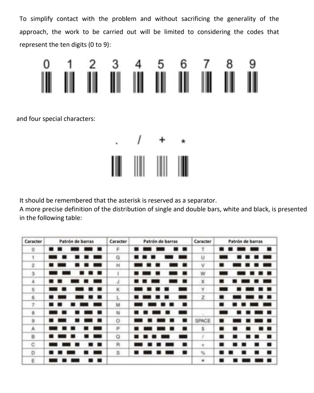Solved Naturally, code 39 also has its weaknesses. The main | Chegg.com