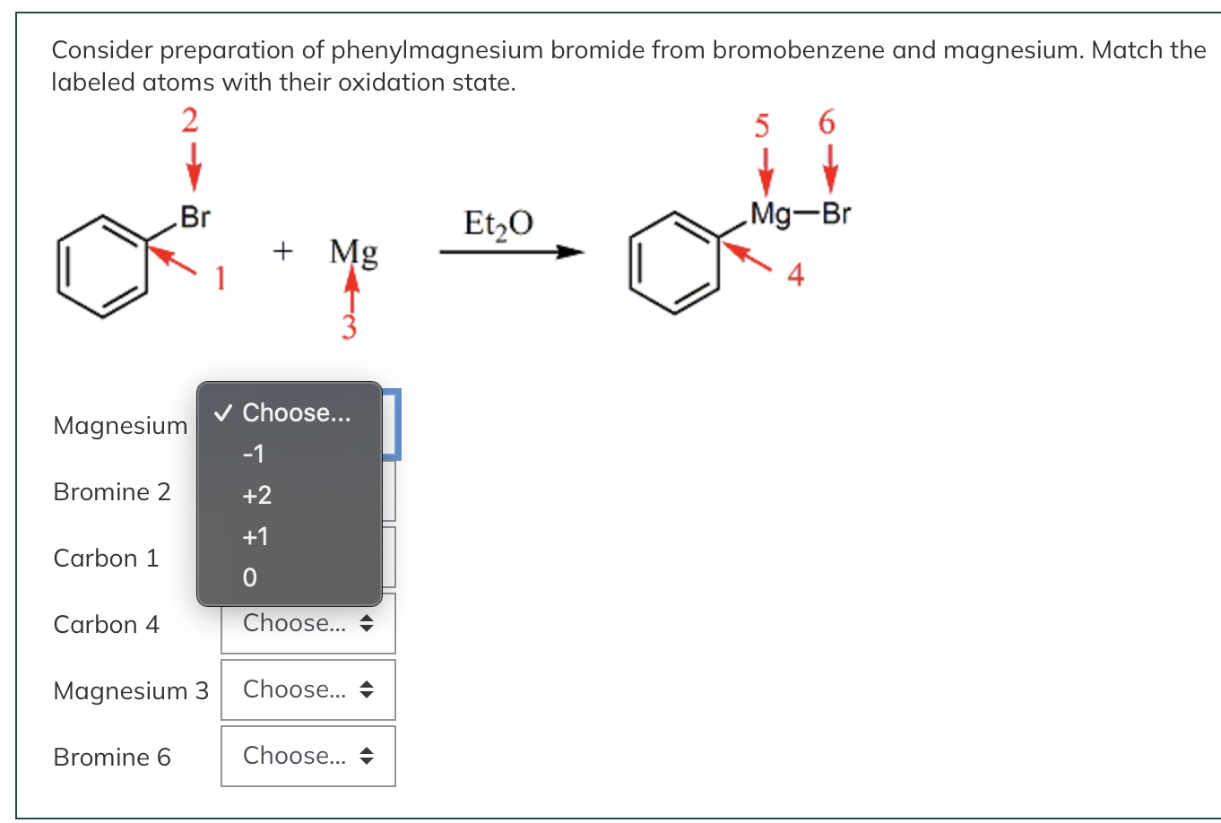 Solved Consider preparation of phenylmagnesium bromide from