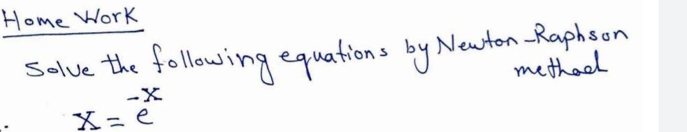 Solved Home Work Solve the -X Xe following equations by | Chegg.com