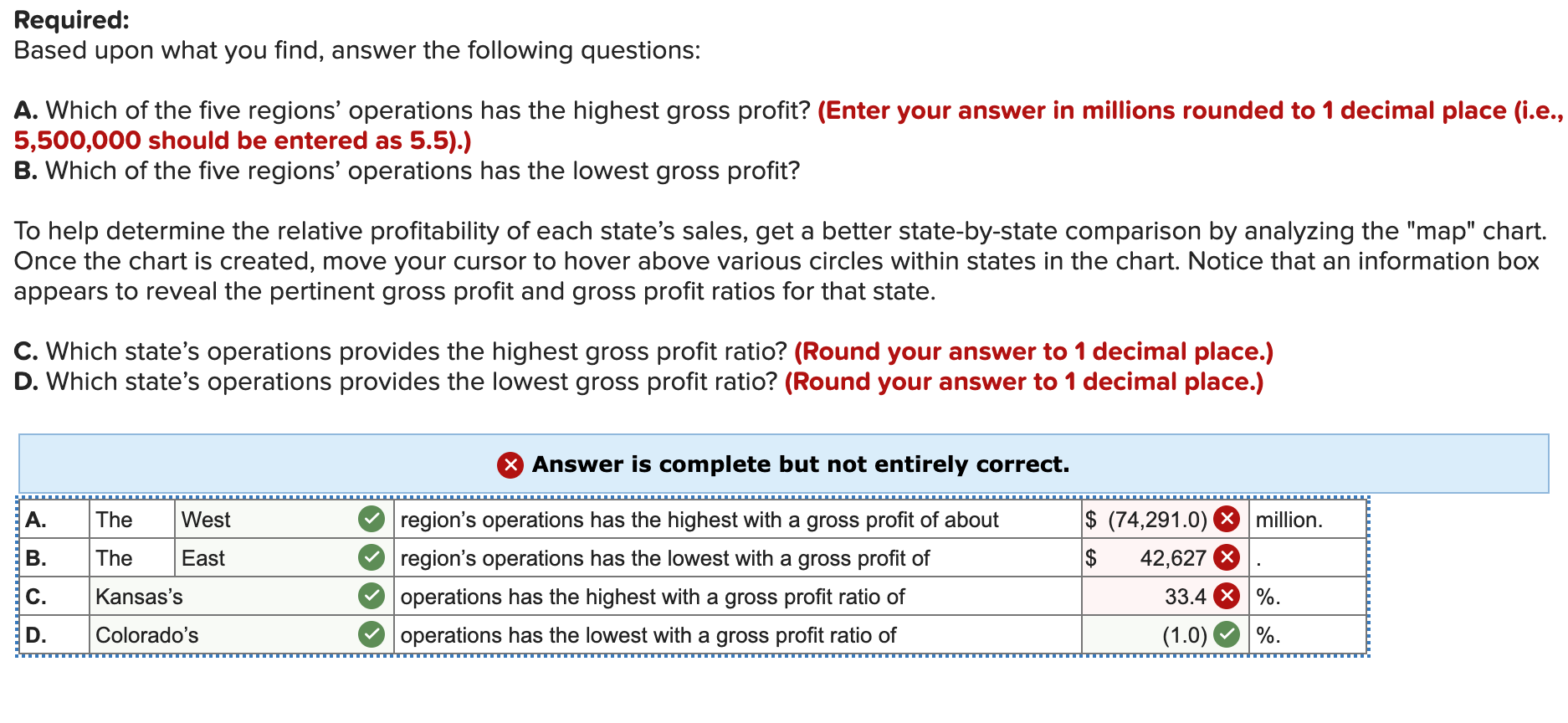 Solved Tableau Instructions: You Have Available To You An | Chegg.com