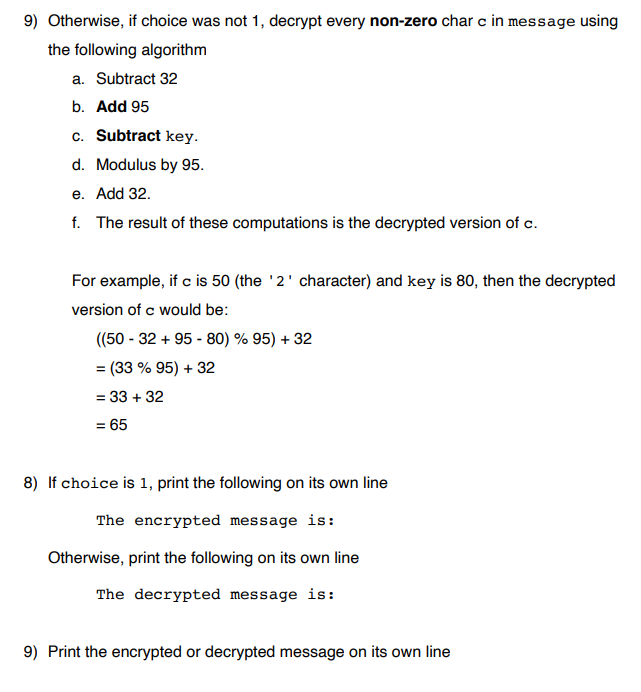 Solved IN C LANGUAGE Your program should work as follows: | Chegg.com