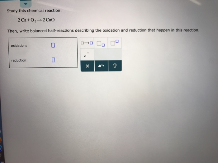 What Is A Half Reaction Oxidation