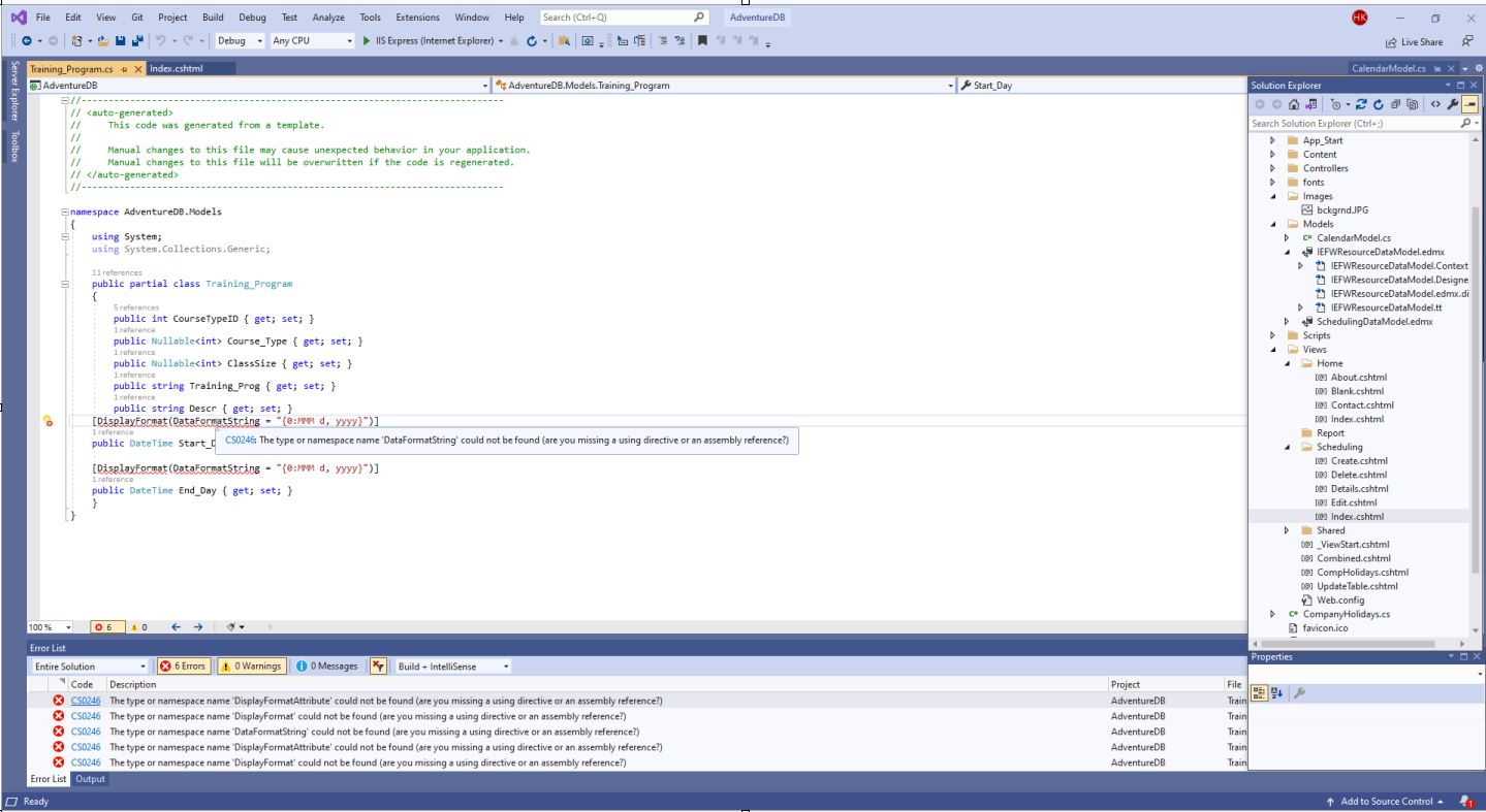 ASP.NET MVC C# VS 2019Can you please help me with | Chegg.com