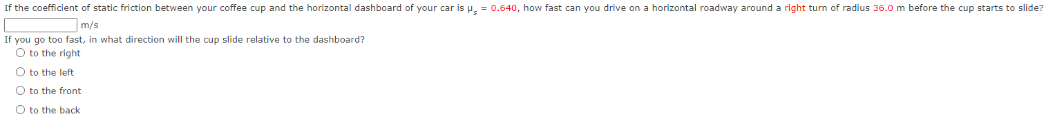 Solved If the coefficient of static friction between your | Chegg.com