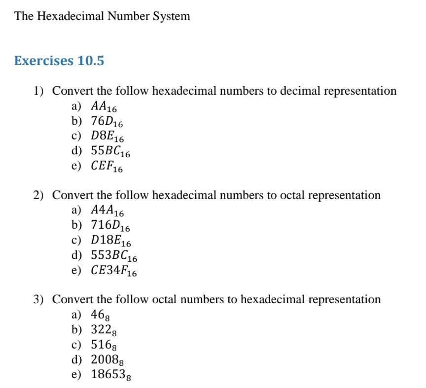 solved-the-hexadecimal-number-system-exercises-10-5-1-chegg