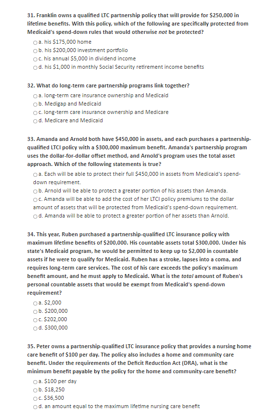 solved-31-franklin-owns-a-qualified-ltc-partnership-policy-chegg